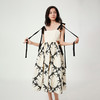荆棘绣花菱纹格吊带连衣裙 商品缩略图2