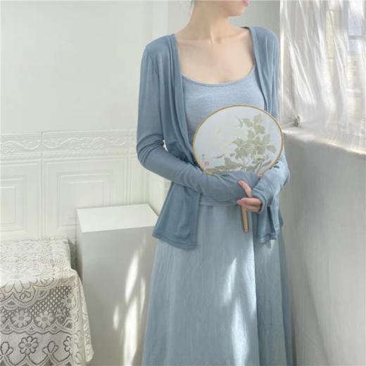 岚可可天丝棉麻温柔风复古三件套套裙 上身轻盈，毫无束缚感~ 商品图1