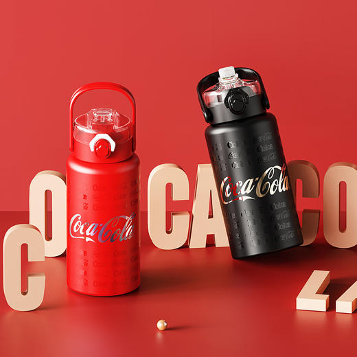 GE-CK23AW-DB22-2可口可乐联名系列双饮真空运动壶中国红-800 商品图5