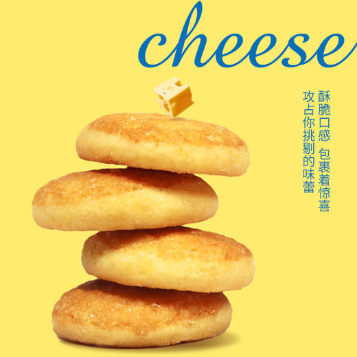 【买二送一！奶酪小酥曲奇小饼干】口感细腻酥脆，奶酪风味香浓酥脆可口，甜而不腻，休闲零食下午茶点网红直播爆款夏日中式好物夏日中式好物健康 商品图2