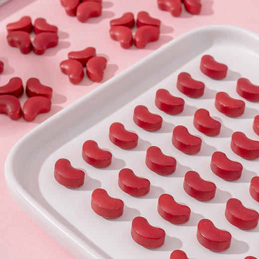 【甜蜜相思醇厚溢出来！解馋小零食 益生元红豆薏米糖果】浓浓红豆味入口醇香，健康美味细腻甜蜜好心情，清甜不腻，上课常备糖网红追剧休闲小零食暖送礼红豆饮七夕情人节健康 商品图2