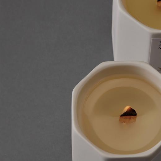 新“植制”精油木芯蜡烛多规格、水波纹金属蜡烛盖 商品图5