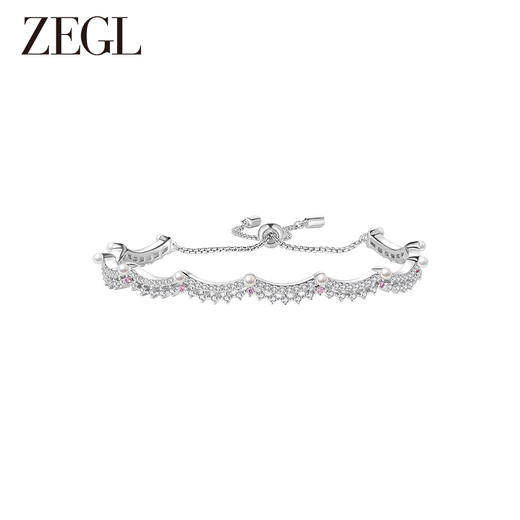 ZEGL设计师蕾丝系列人造珍珠手链女生轻奢小众精致2023年新款手镯 商品图1