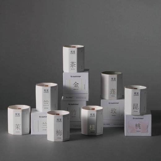 新“植制”精油木芯蜡烛多规格、水波纹金属蜡烛盖 商品图2