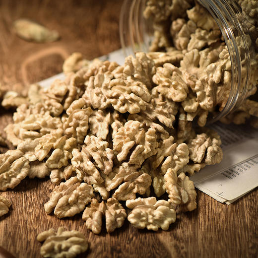 觅菓有机AA+云南纸皮晚熟大核桃原味孕妇大坚果新货400g罐装零食 商品图6