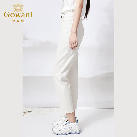 乔万尼夏季新款休闲裤透气舒适减龄显瘦ET2F268 商品图3