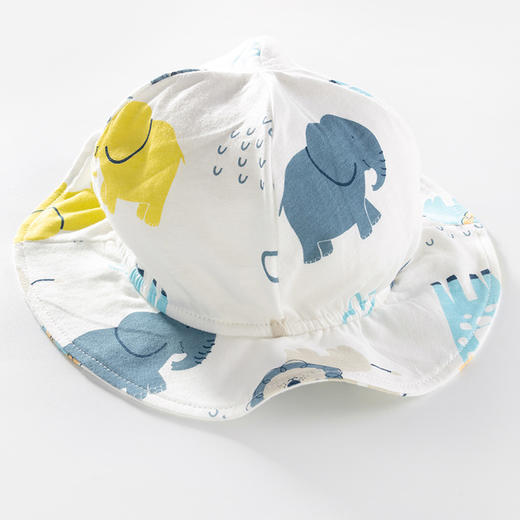 【3D立体造型宝宝遮阳渔夫帽】新生儿夏季薄款帽子外出防晒帽渔夫帽初生宝宝a类纯棉遮阳帽胎帽 商品图10
