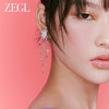 ZEGL设计师蕾丝系列流苏耳环女高级感轻奢长款耳钉925银针耳饰品 商品缩略图2