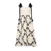 荆棘绣花菱纹格吊带连衣裙 商品缩略图0