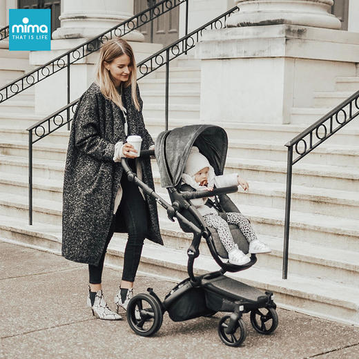 西班牙mima sport 新生儿高景观双向手推车可坐躺换向座椅避震宝宝婴儿车 商品图5