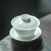 抱翁堂 青白釉雕刻冰梅盖碗 120ml 口径9cm 高5.3cm 底足2.9cm 商品缩略图1