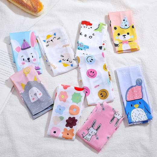 「9.9元包邮！数款可选」儿童卡通印花露指防晒冰丝袖套 可爱烫画男女儿童夏季遮阳手臂套童装 商品图2