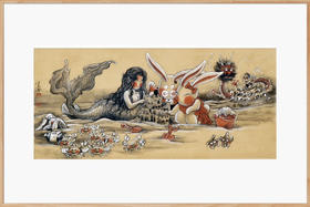 沈延《沙滩》原作