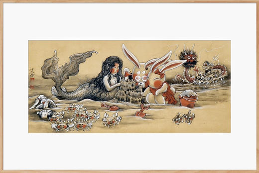 沈延《沙滩》原作 商品图0