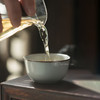 景德镇抱翁堂 汝窑天青窝足杯 手工茶杯品茗杯 商品缩略图3