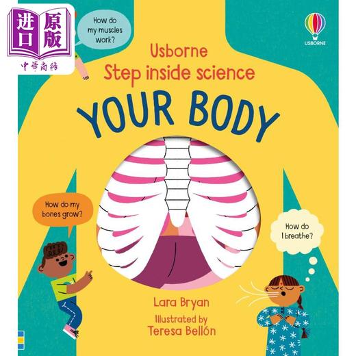 【中商原版】Step inside Science: Your Body 走进科学:人的身体 英文原版进口图书 儿童科普绘本 少儿知识百科图书 精装童书 商品图0