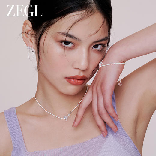 ZEGL设计师满天星系列项链女轻奢小众设计感高级甜美风锁骨链配饰 商品图3