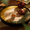 巴蜀汉陶·古画系列干泡茶承，将非遗做成专利，能“喝水”的茶承，名画绘制，风雅无边。 商品缩略图1