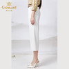 乔万尼夏季阔腿裤气质白色高腰显瘦八分裤ET2F316 商品缩略图3