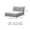 喜梦宝储物床现代简床约卧室家具北欧主卧软包床猫抓皮床箱体床 商品缩略图1