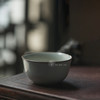 景德镇抱翁堂 汝窑天青窝足杯 手工茶杯品茗杯 商品缩略图4
