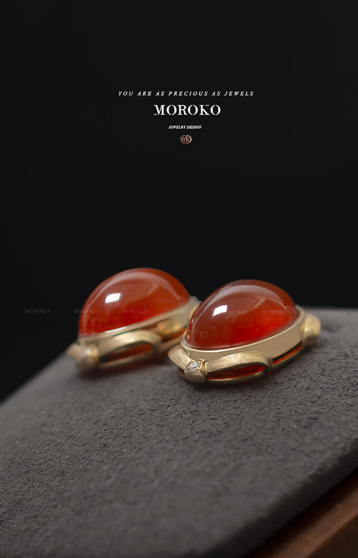 帷幕|南红玛瑙耳钉 商品图4