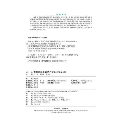 30028高速列车横风效应及气动安全控制动力学 商品图1