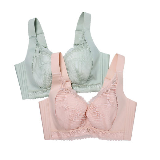 美季美优M简约蕾丝薄杯文胸W351C01 商品图4