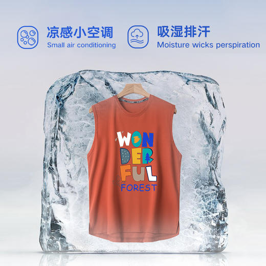 【新款DSK】大依优型大码男装天丝罗马加肥加大短袖背心砍袖t恤 商品图2