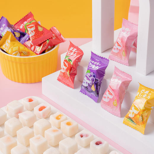 【嚼着吃的果汁！新式爆浆水果汁夹流心软糖】Q弹柔软果汁充盈，浓郁水果夹心，美味不黏牙，果汁果香清弹舌头，果高颜值携带结婚喜糖零食散装健康 商品图3