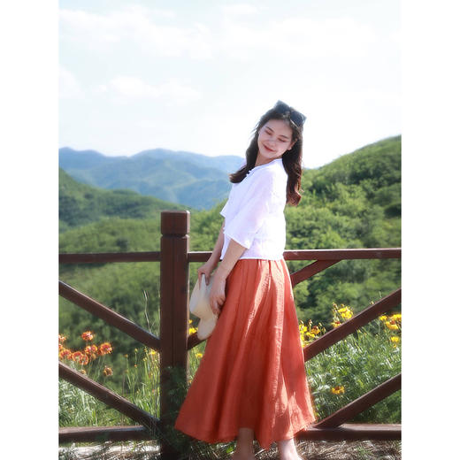 【线上专属】半身裙（19806096-赩炽） 商品图0