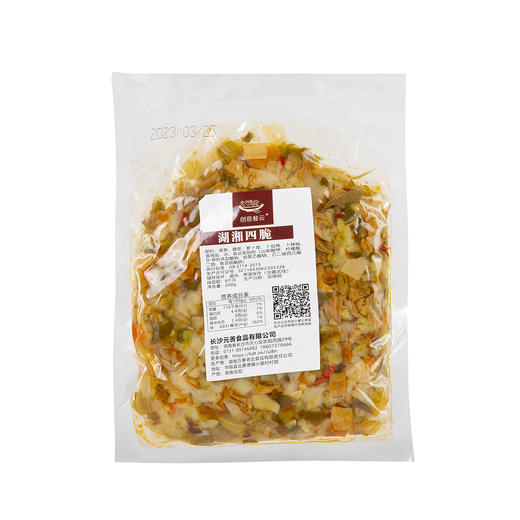 餐云湖湘四脆（四种洞庭湖区老坛子菜组成） 下饭菜食材天花板 超过2000家餐饮打造为门店招牌下饭菜 商品图5
