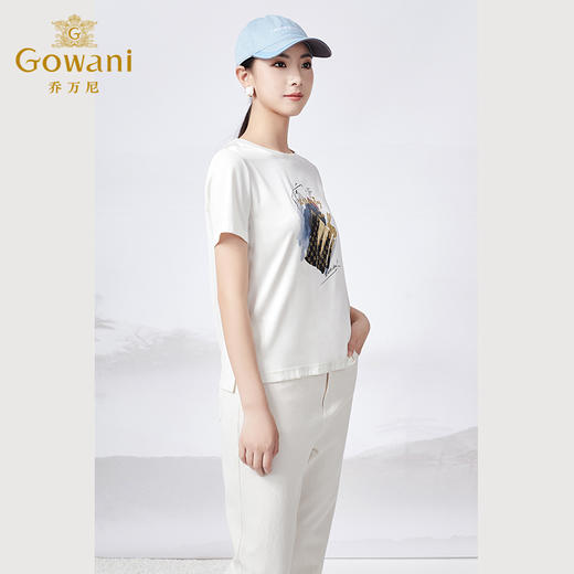 乔万尼t恤休闲宽松减龄设计ET2C213 商品图2