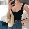 【性感修身显瘦！无袖麻花露肩针织吊带背心女】点缀夏日清凉，穿着舒适凉爽亲肤，吸湿透气，夏季短款短款外穿百搭打底衫韩版上衣，浪漫唯美，体现女性柔美与细致粉丝专属 商品缩略图1