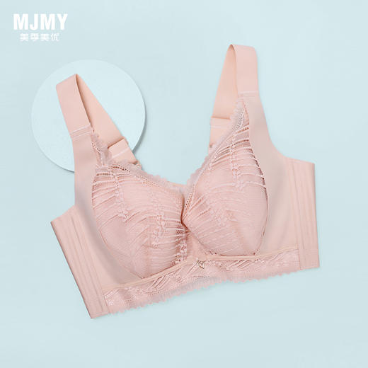 美季美优M简约蕾丝薄杯文胸W351C01 商品图0
