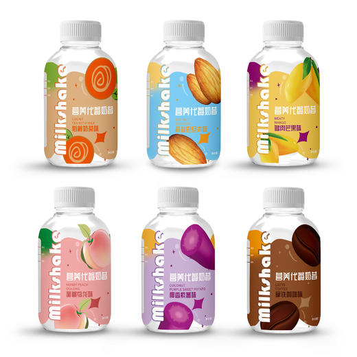 【超值六瓶装！代餐摇摇奶昔果蔬】饱腹不挨饿减出新花样，好喝不腻口感细腻醇正，营养丰富水果与茶的碰撞，早餐方便食品代餐粉夏日中式好物健康 商品图3
