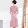 气质妈妈装连衣裙新款短袖裙改良复古旗袍裙中长裙QYM-JJ-GQ958-Y 商品缩略图2