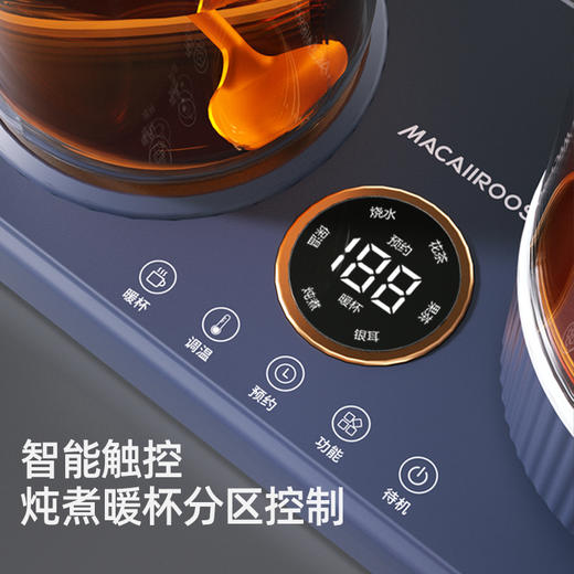 【新品上市】迈卡罗 （MACAIIROOS）多功能养生壶套装 智能触控精煮电热水壶 恒温壶 双钦同享MC-YS06B 商品图2