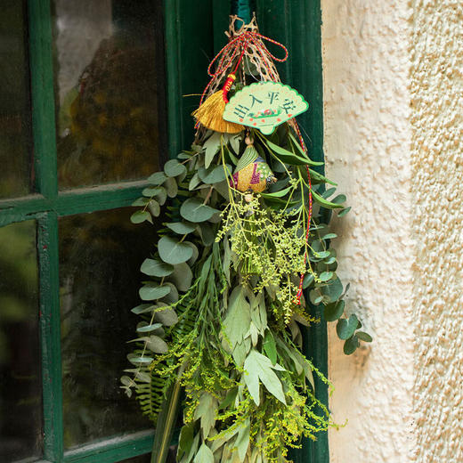 艾草花束-端午节新鲜艾草菖蒲门挂艾草叶驱蚊祈福民俗花束 商品图1