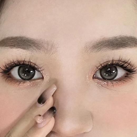 SUNNY GIRL 奶冻灰 半年抛 两片 14.5mm 参考着色 13.9mm 基弧 8.6 含水 38% 新锐国货 商品图2