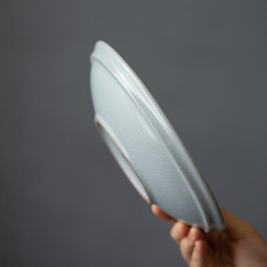 【丰子汝窑】【天青壶承】茶杯手工开片陶瓷汝瓷干泡盘功夫茶具 商品图0