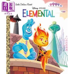 【中商原版】Disney/Pixar Elemental Little Golden Book 迪士尼：疯狂元素城小金书 英文原版进口 迪士尼卡通 故事图画书