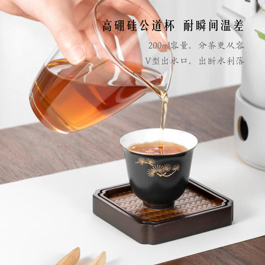 【故宫礼品】松间鹤鸣盖碗茶杯套装功夫茶具长辈礼物 商品图5