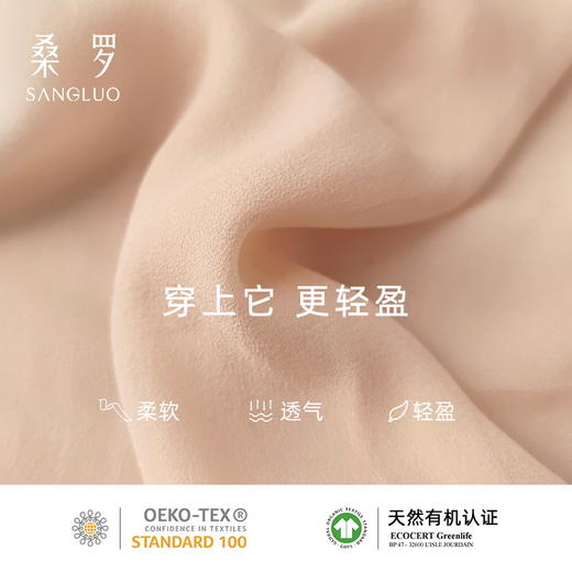 新品|新古典主义  复古宫廷睡袍SANGLUO香槟色桑蚕丝居家睡衣 商品图3