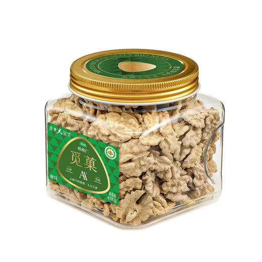 觅菓有机AA+云南纸皮晚熟大核桃原味孕妇大坚果新货400g罐装零食 商品图7