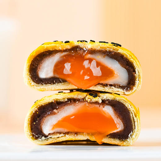 【每一口香酥甜美！休闲小吃糕点 流心酥雪媚娘】皮酥馅糯浓浓的蛋黄香咸味，一口爆浆酥香绵密，流心蛋黄酥办公室零食点心400g/盒健康 商品图2