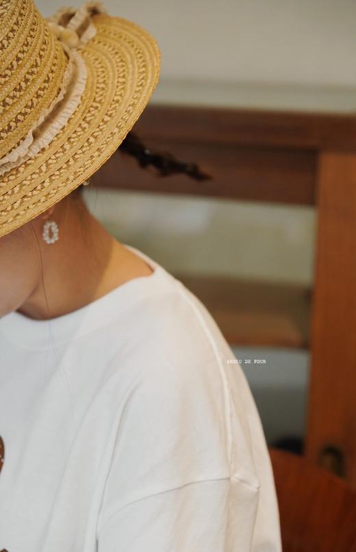 Toile黑白2色耳环 商品图3