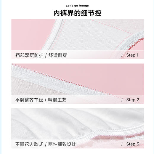 【无菌级】Freego「包臀三角裤」7A抗菌纯棉一次性内裤「蜜桃臀党最爱」 商品图5