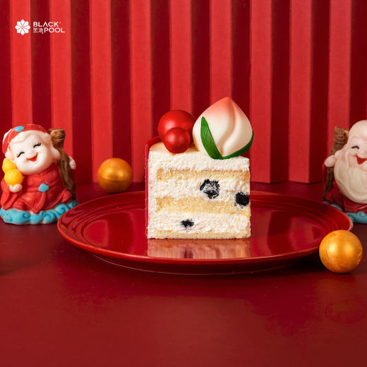 （直播特惠）1.0磅【寿比南山·寿星公】蛋糕 - 黑池蛋糕 商品图3