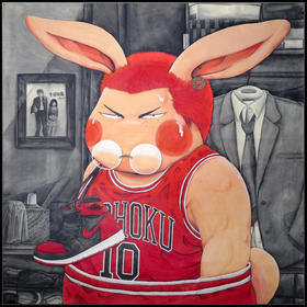 沈延《打球去》原作